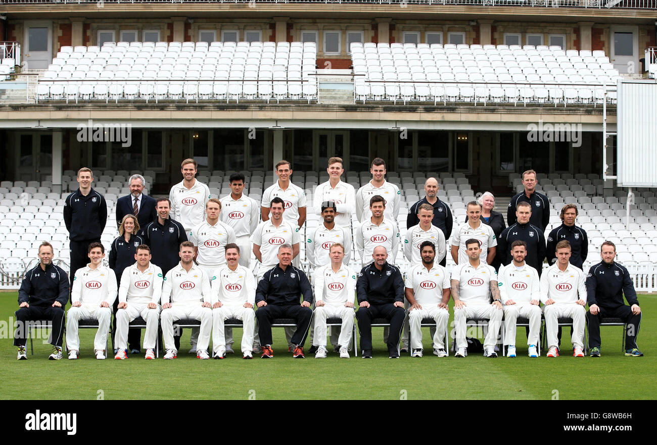 Cricket - Surrey CCC Media Day - Kia ovale Foto Stock