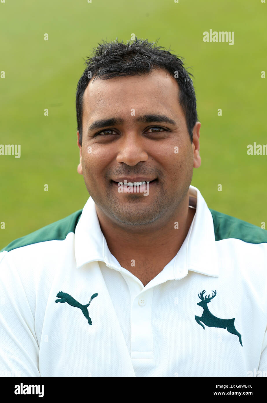 Nottinghamshire CCC Media Day - Trent Bridge. Samit Patel di Nottinghamshire Foto Stock