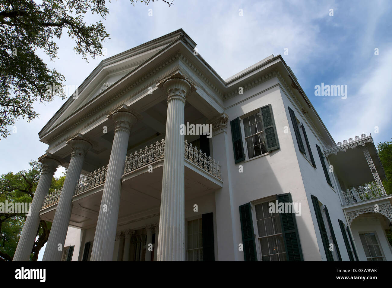 Bella casa anteguerra in Natchez Mississippi negli Stati Uniti Foto Stock