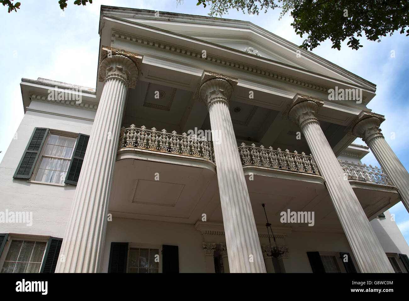 Bella casa anteguerra in Natchez Mississippi negli Stati Uniti Foto Stock