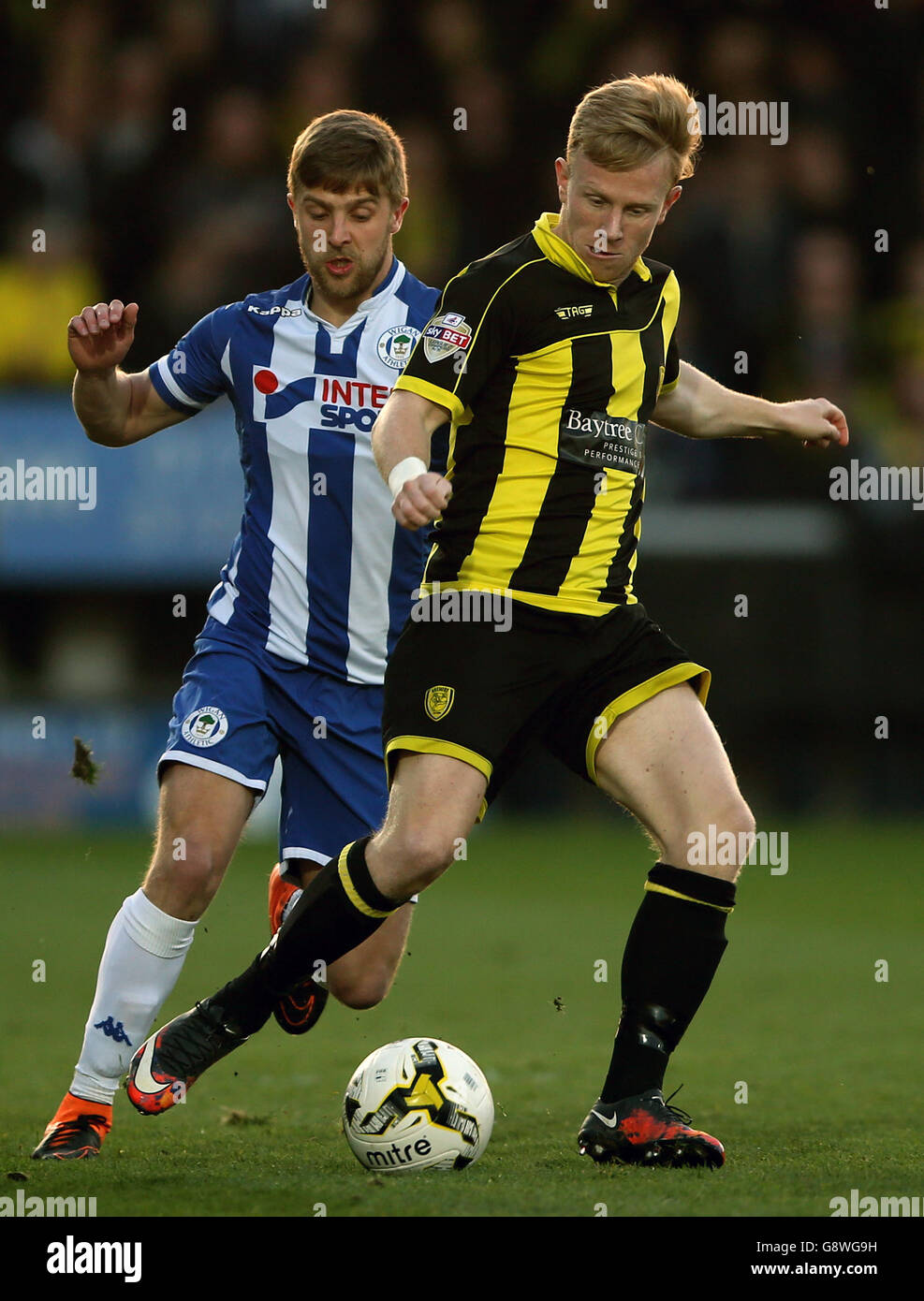 Burton Albion V Wigan Athletic - Cielo lega Bet One - Pirelli Stadium Foto Stock