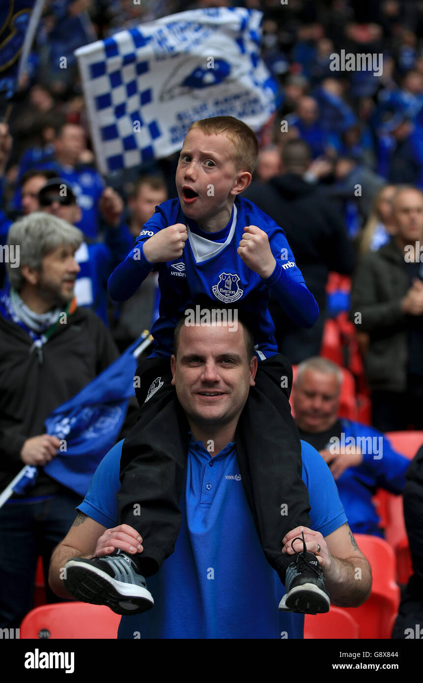 Everton v Manchester United - Emirates FA Cup - Semi-Final - Wembley Stadium Foto Stock