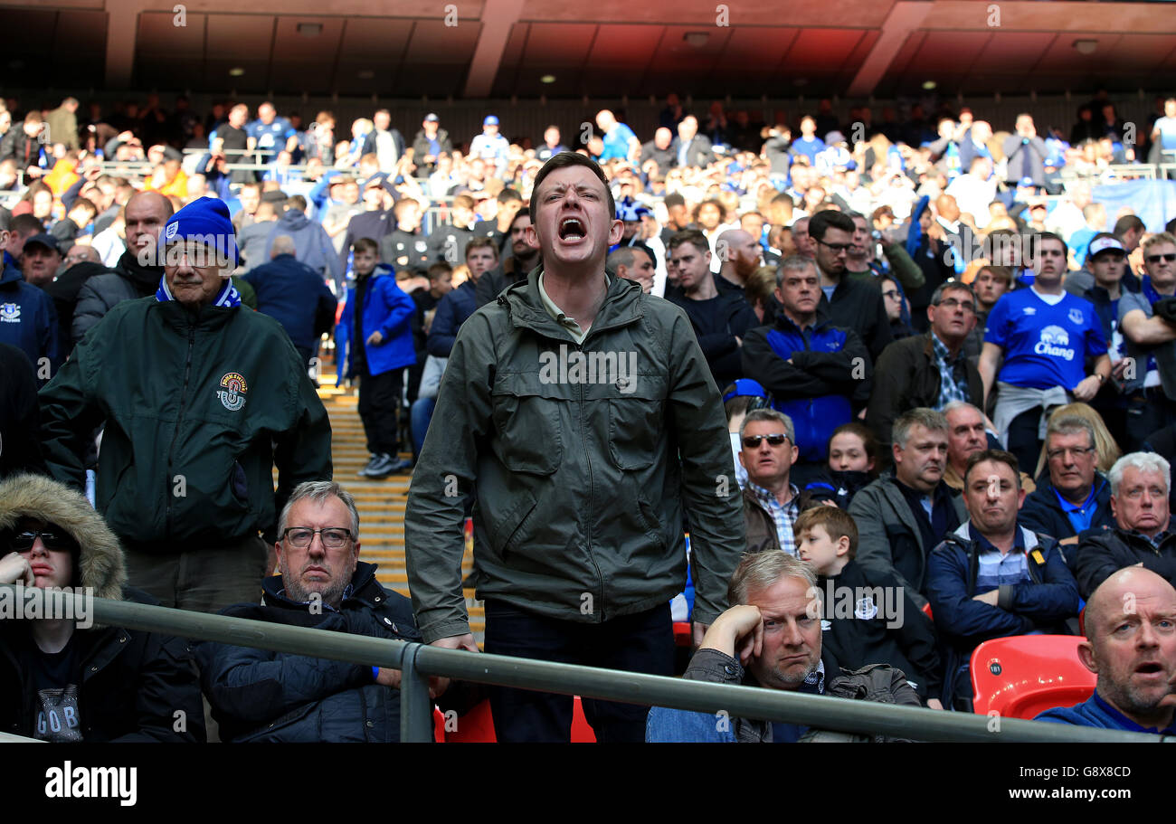 Everton v Manchester United - Emirates FA Cup - Semi-Final - Wembley Stadium Foto Stock