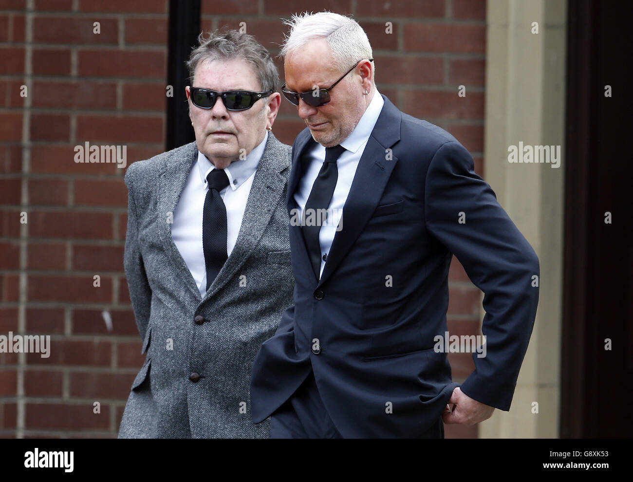 Jay Kerrigan-Gascoigne funerale Foto Stock