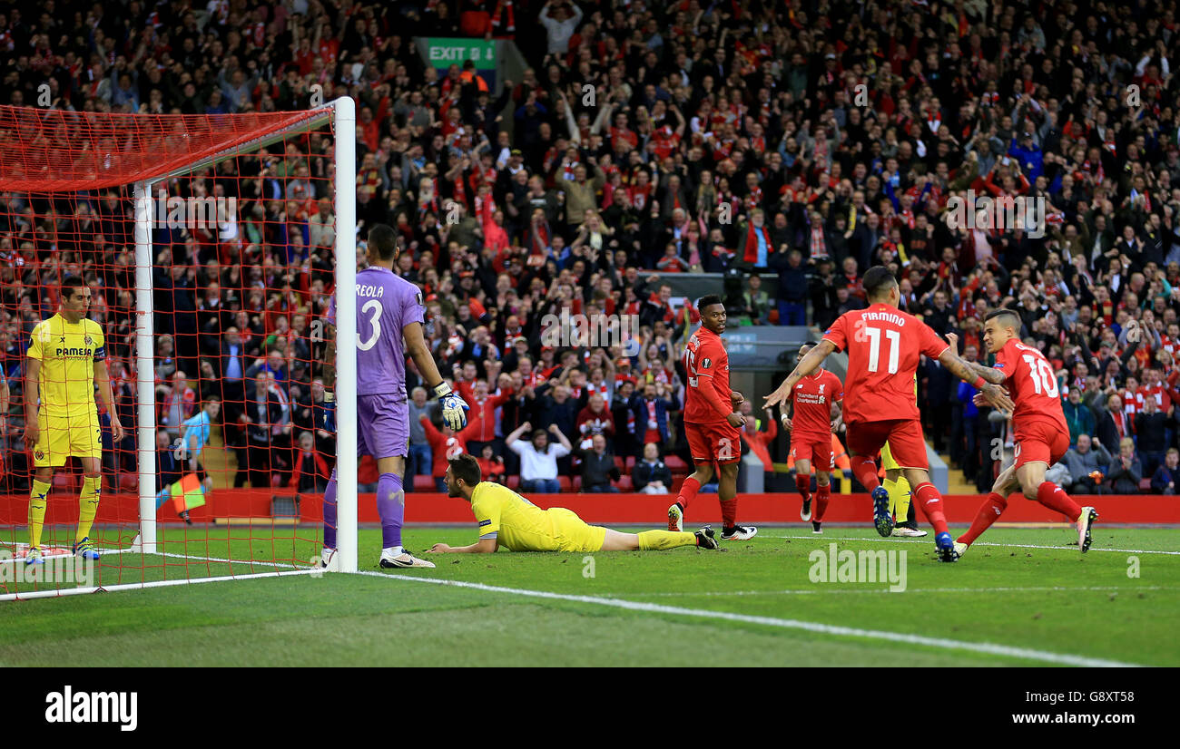 Liverpool v Villarreal - UEFA Europa League - Semifinale - Seconda tappa - Anfield Foto Stock