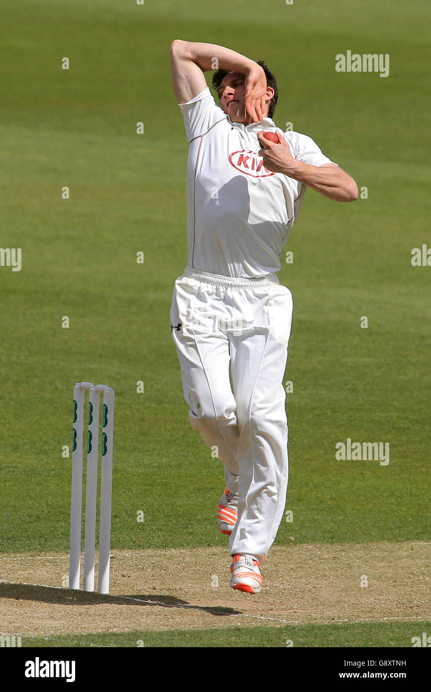 Surrey v Durham - Specsaver County Championship - Divisione uno - giorno tre - Kia Oval. Zapar Ansari, Surrey Foto Stock