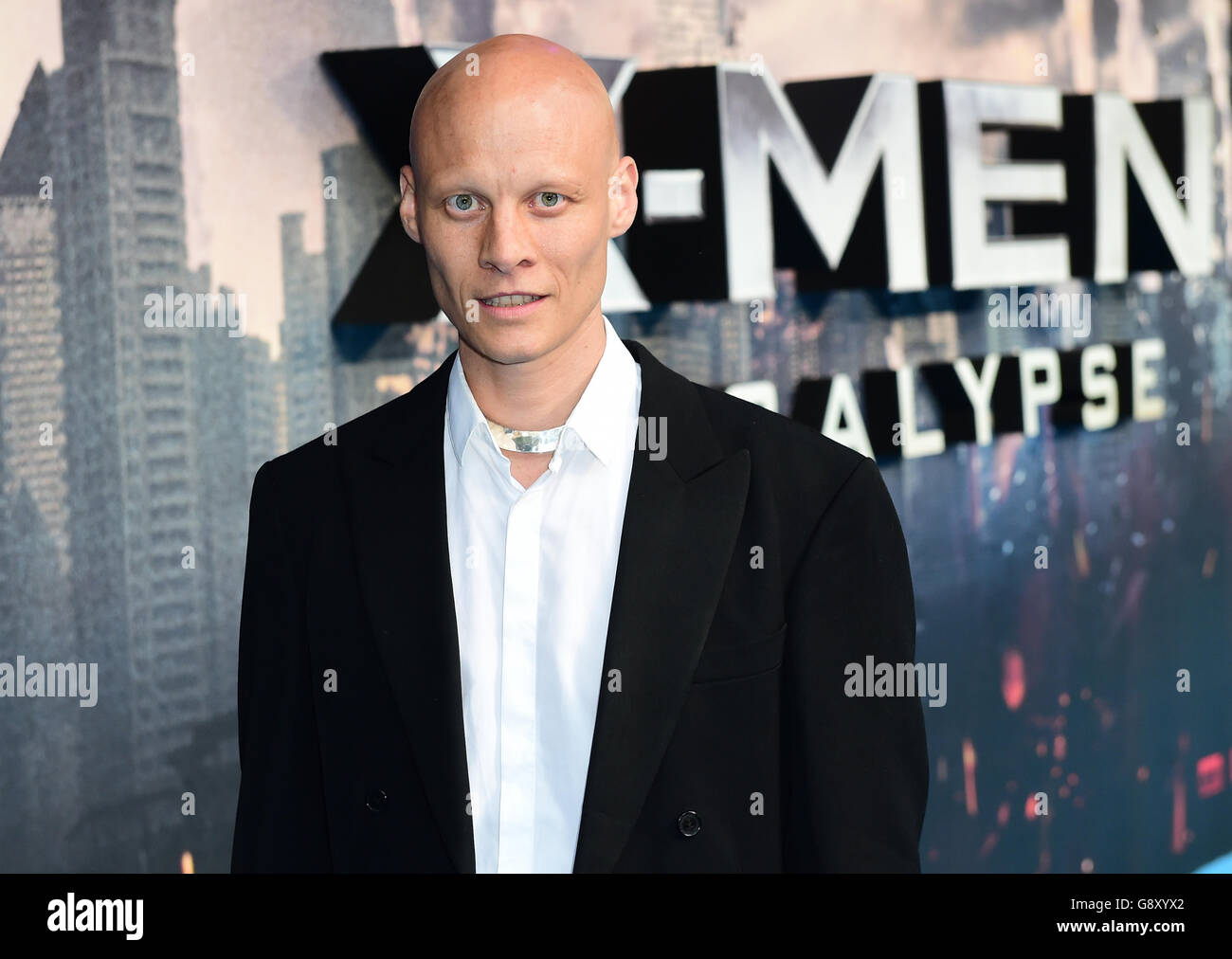 Tomas Lemarquis partecipa allo Screening dei fan globali di X Men: Apocalypse al BFI IMAX di Londra. PREMERE ASSOCIAZIONE foto. Data immagine: Lunedì 9 maggio 2016. Guarda la storia di PA SHOWBIZ XMen. Il credito fotografico dovrebbe essere: Ian West/PA Wire Foto Stock