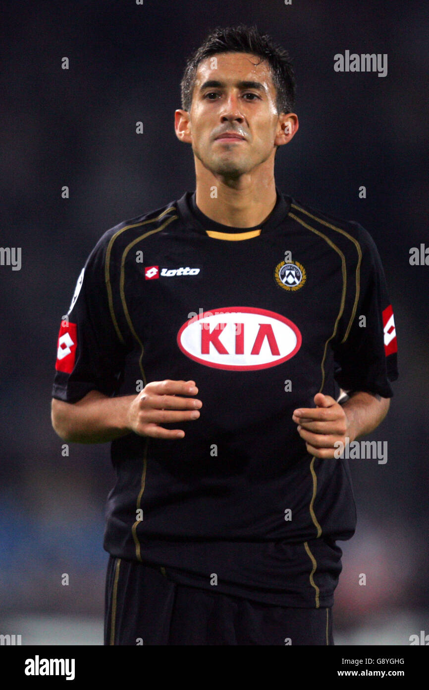 Calcio - UEFA Champions League - Gruppo C - Udinese / Werder Bremen - Stadio Friuli. Giampiero Pinzi, Udinese Foto Stock