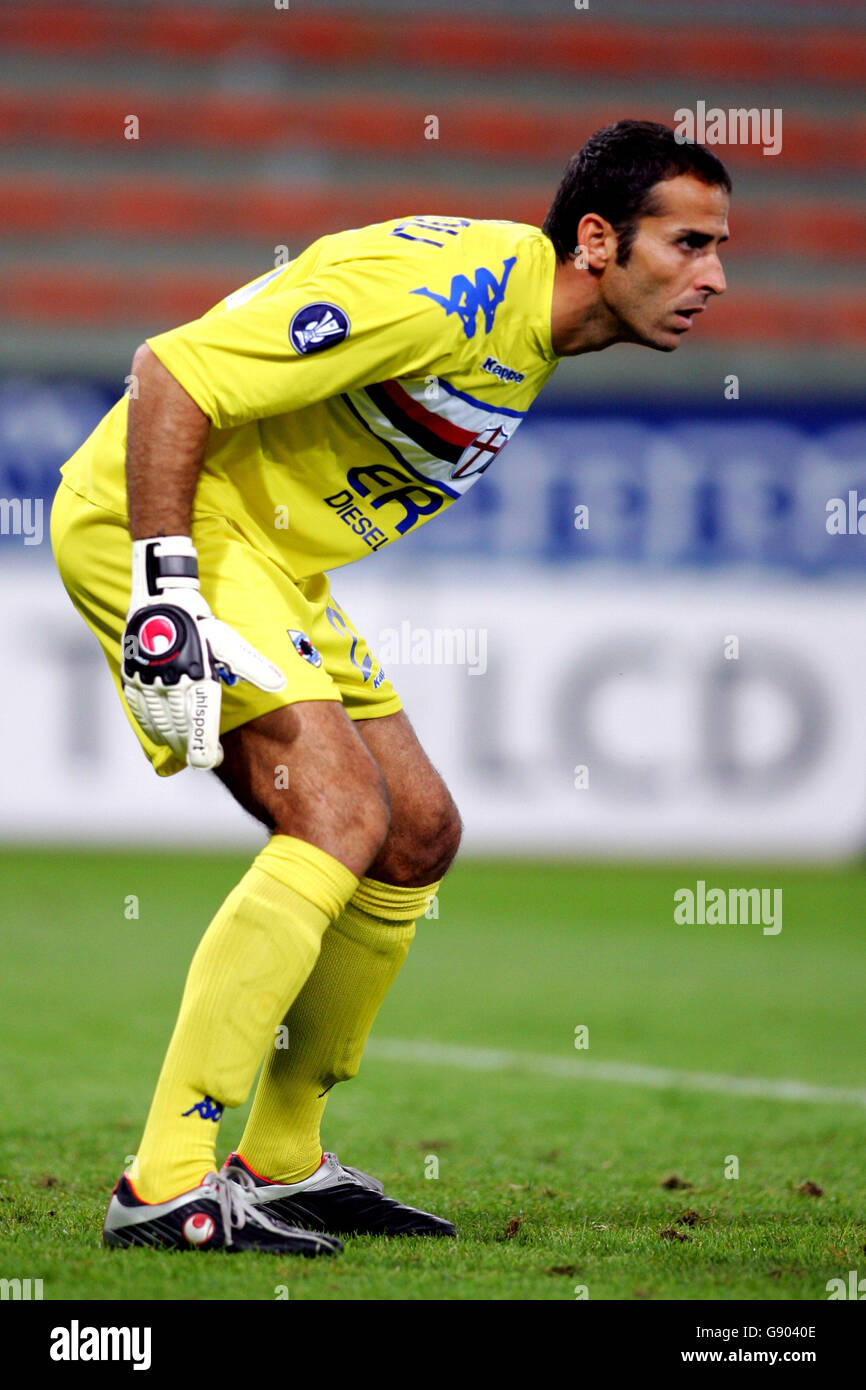Calcio - Coppa UEFA - Prima fase - Seconda tappa - Sampdoria v Vitoria Setubal - Luigi Ferraris Stadium Foto Stock