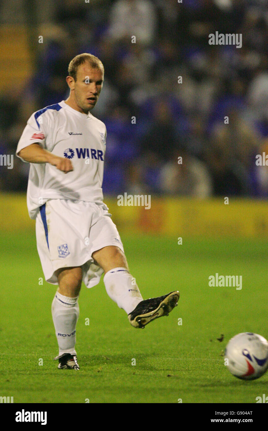 Calcio - Coca-Cola Football League One - Tranmere Rovers / Bradford City - Prenton Park. Gareth Roberts di Tranmere Rovers Foto Stock