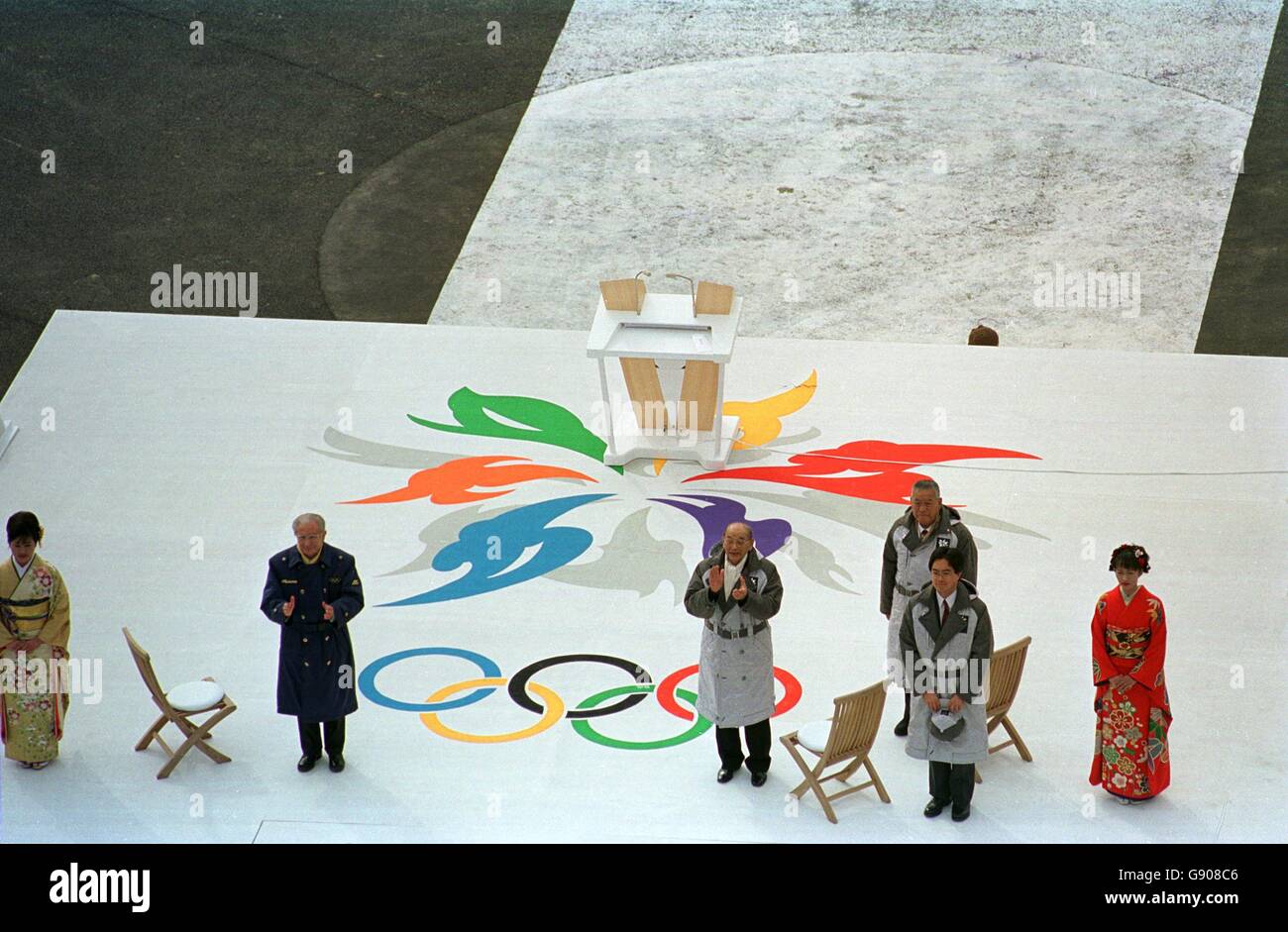 Olimpiadi invernali - Nagano 1998 - Cerimonia di Apertura Foto Stock