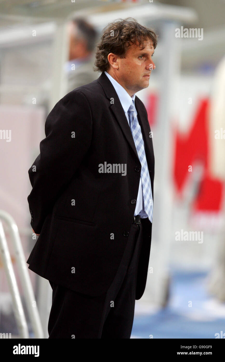 Calcio - Coppa UEFA - prima tappa - seconda tappa - Espanyol v FK Teplice - Stadio Montjuic. Vlastislav Marecek, FK Teplice Foto Stock