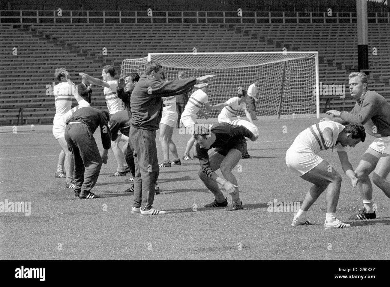 Calcio - Coppa del Mondo di calcio Inghilterra 1966 - Ungheria - Formazione - Roker Park, Sunderland Foto Stock