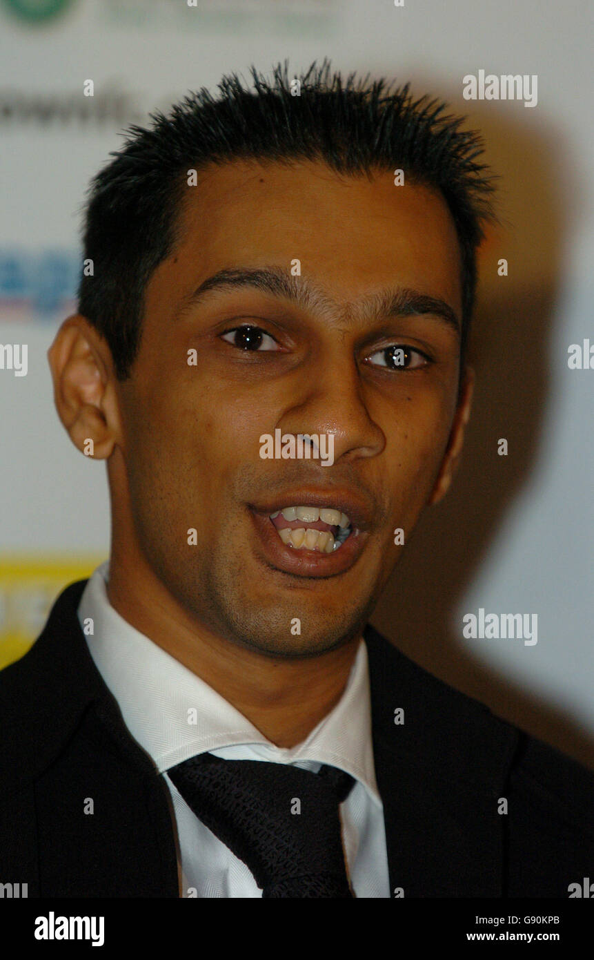 Calcio - Nationwide Conference North Division - Kettering Town Press Conference - Rockingham Road. Kettering Town's Head of Consortium Imraan Ladak Foto Stock