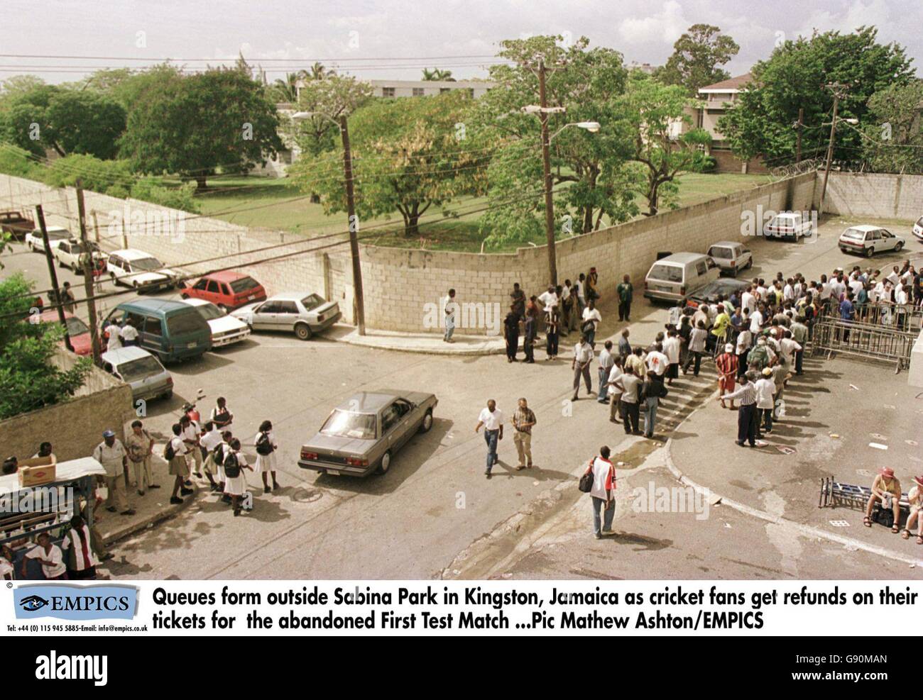 Cricket - Inghilterra tour delle Indie occidentali Foto Stock