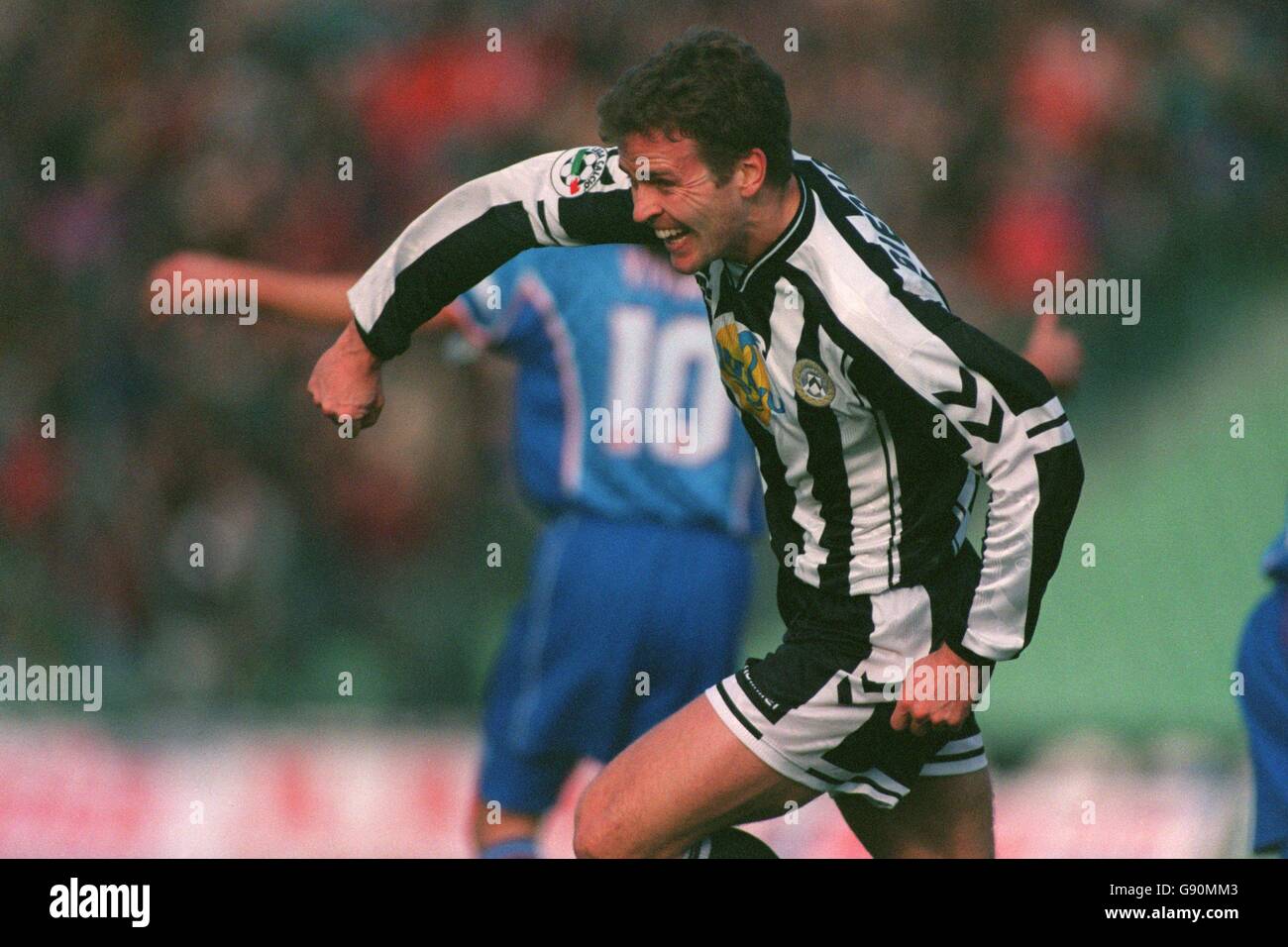 Calcio Italiano - Serie A - Udinese / Vicenza. Oliver Bierhoff, Udinese Foto Stock