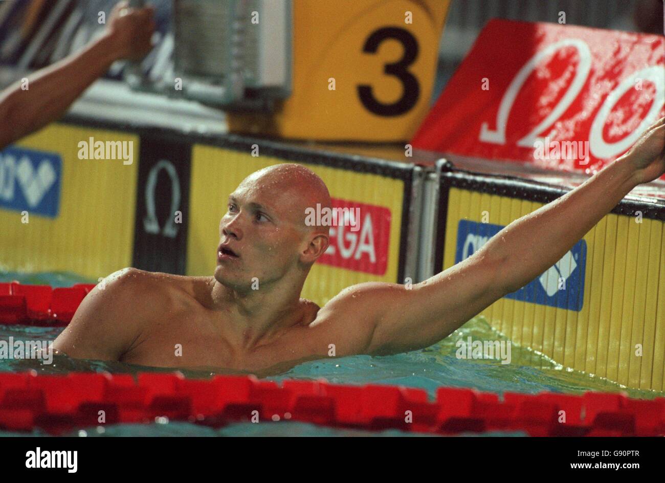 Nuoto - Campionati del mondo - Perth, Australia - 4x100m Medley Relay, uomini. Michael Klim, Australia Foto Stock