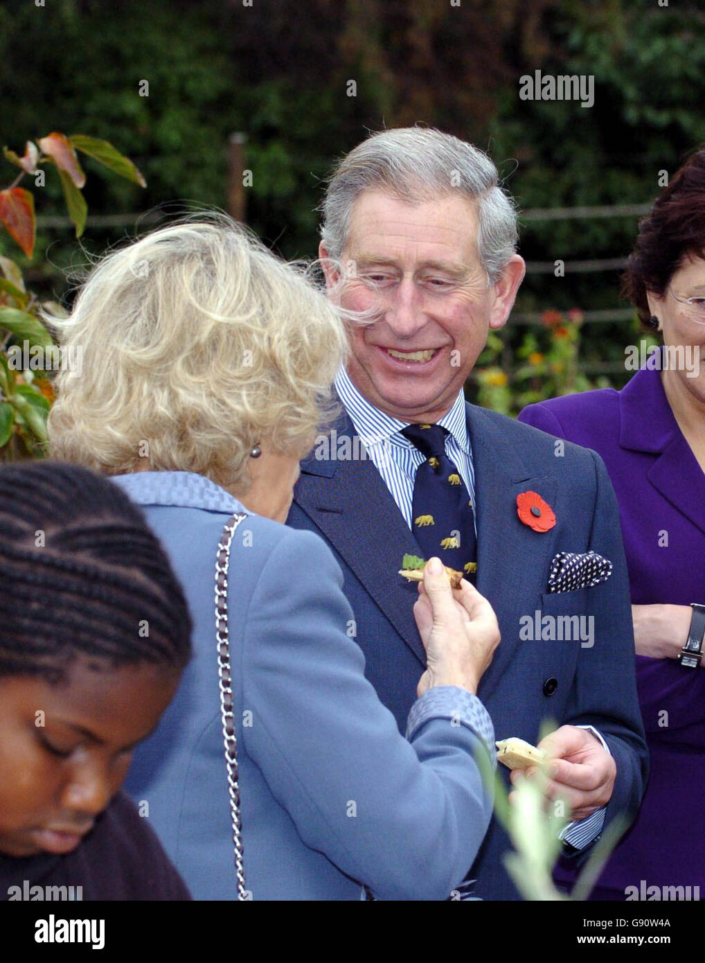 Noi la Gran Bretagna Royal visita Foto Stock