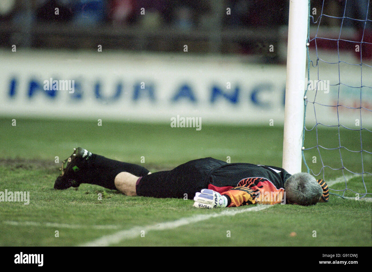 Calcio - amichevole - Svizzera / Inghilterra. Joel Corminboeuf è ferito sul posto di obiettivo Foto Stock