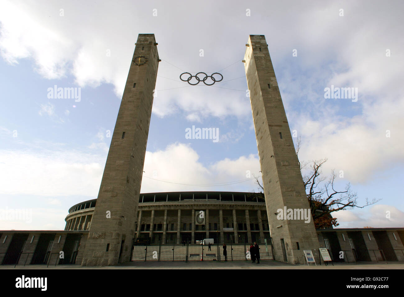 Calcio - Coppa del mondo FIFA 2006 stadi - Olympiastadion - Berlino. Vista generale dell'Olympiastadion di Berlino Foto Stock