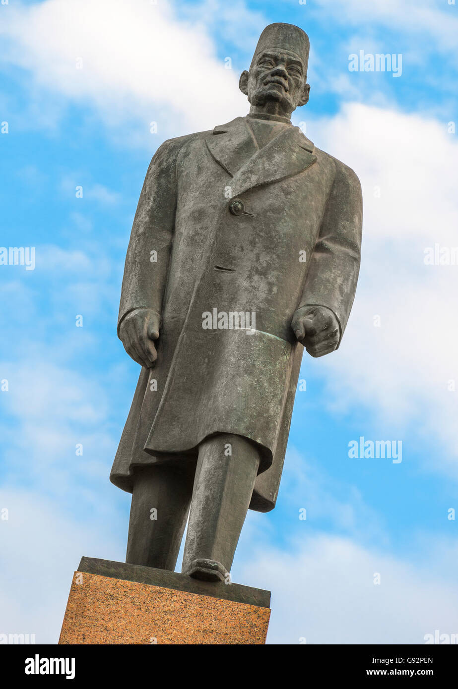 Dell'egitto leader nazionalista Saad Zaghloul Pasha statua Foto Stock