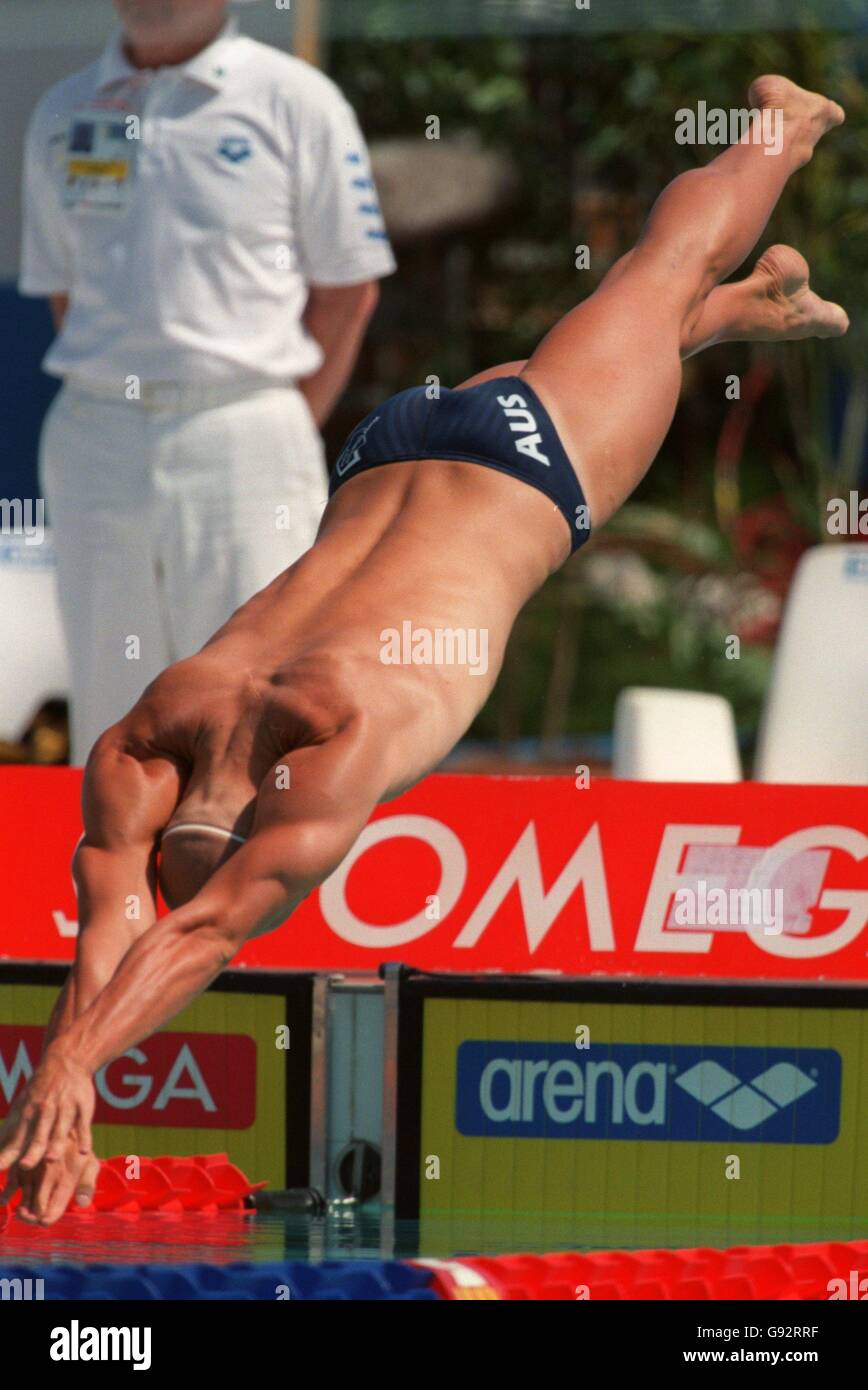 Nuoto - Campionati del mondo - Perth, Australia - 100m Freestyle, uomini. Michael Klim, Australia Foto Stock