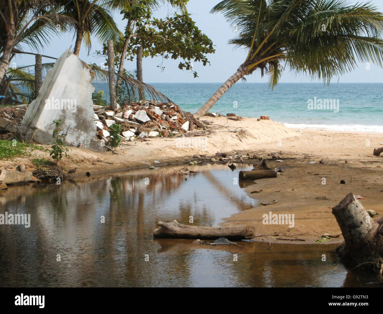 La morte di Quake grazie Foto Stock