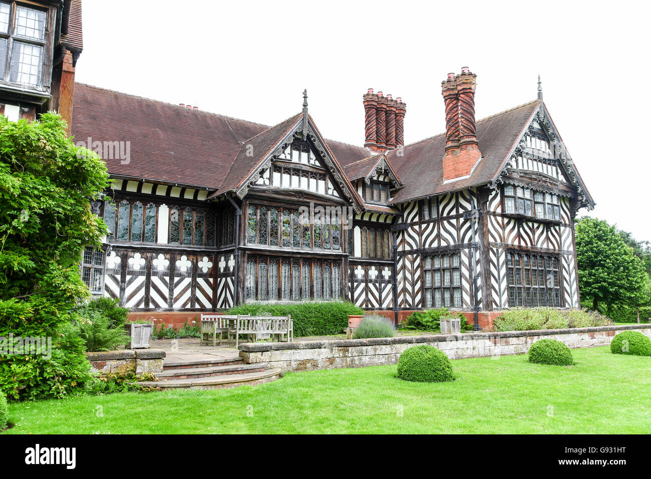 Wightwick Manor Wolverhampton West Midlands England Regno Unito Foto Stock