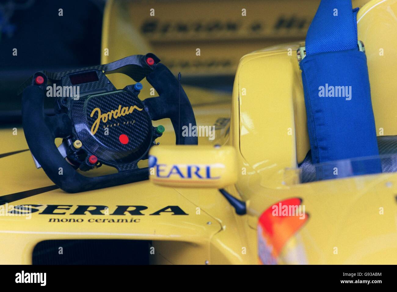 Formula uno Motor Racing - Gran Premio d'Austria - Qualifiche. Volante di Ralf Schumacher Foto Stock