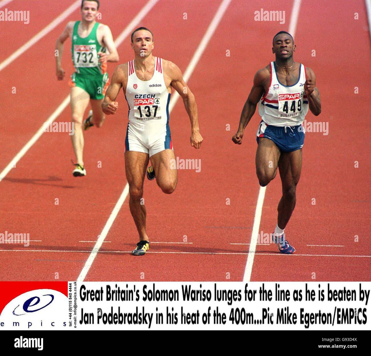 Atletica - XVII Campionati Europei - Budapest Foto Stock