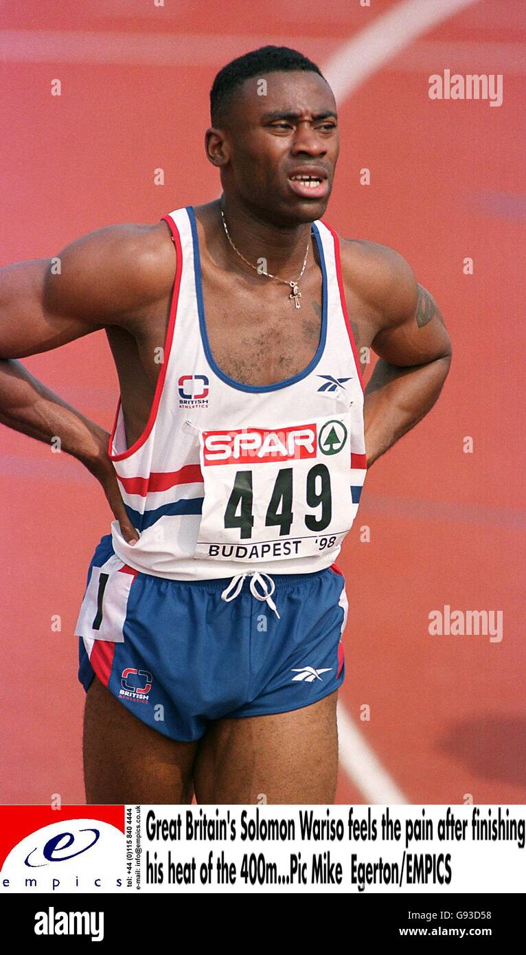 Atletica - XVII Campionati Europei - Budapest Foto Stock