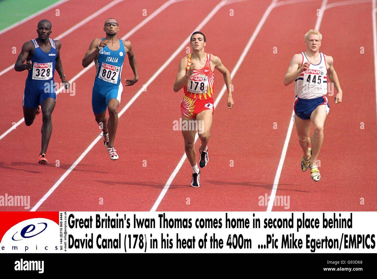 Atletica - XVII Campionati Europei - Budapest Foto Stock
