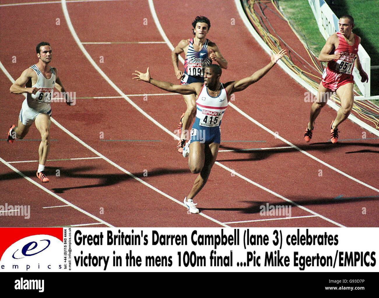 Atletica - XVII Campionati Europei - Budapest Foto Stock