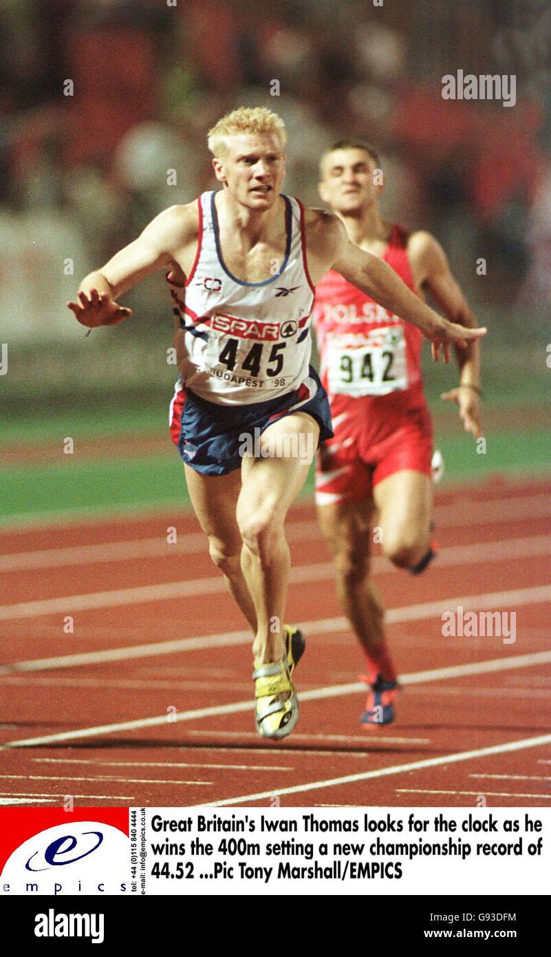Atletica - XVII Campionati Europei - Budapest Foto Stock