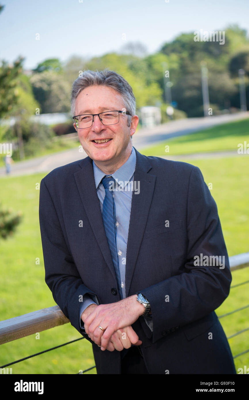 John Grattan, Aberystwyth University vice-cancelliere, Wales UK Foto Stock