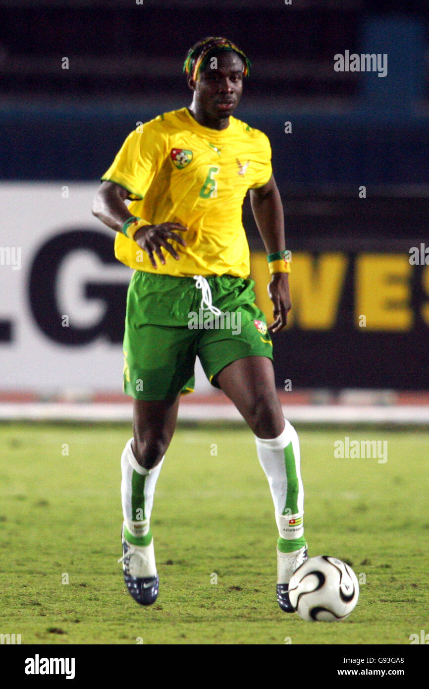 Calcio - African Cup of Nations 2006 - Gruppo B - Togo / DR Congo - Military Academy Stadium. Yao Aziawonou, Togo Foto Stock