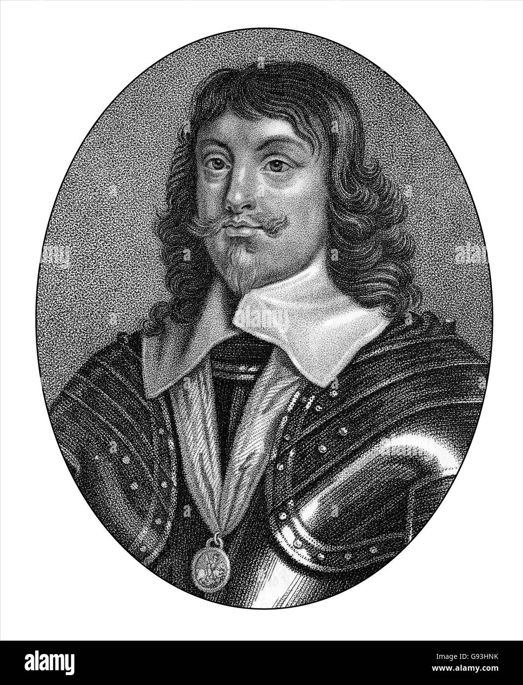 James Hamilton, primo duca di Hamilton, 1606-1649, un nobile scozzese, politico e leader militare Foto Stock