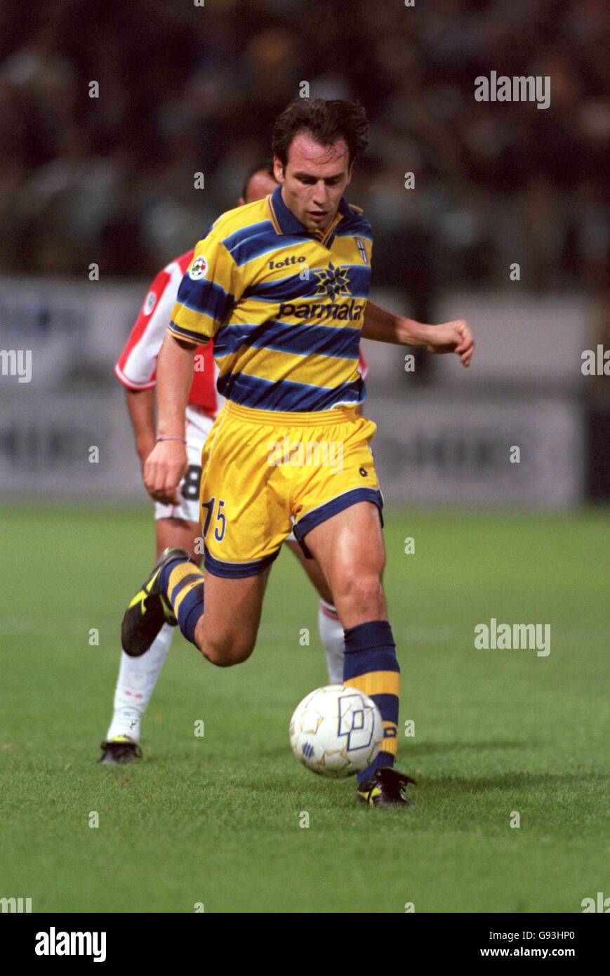 Calcio Italiano - Serie A - Parma v Vicenza. Alain Boghossian, Parma Foto Stock