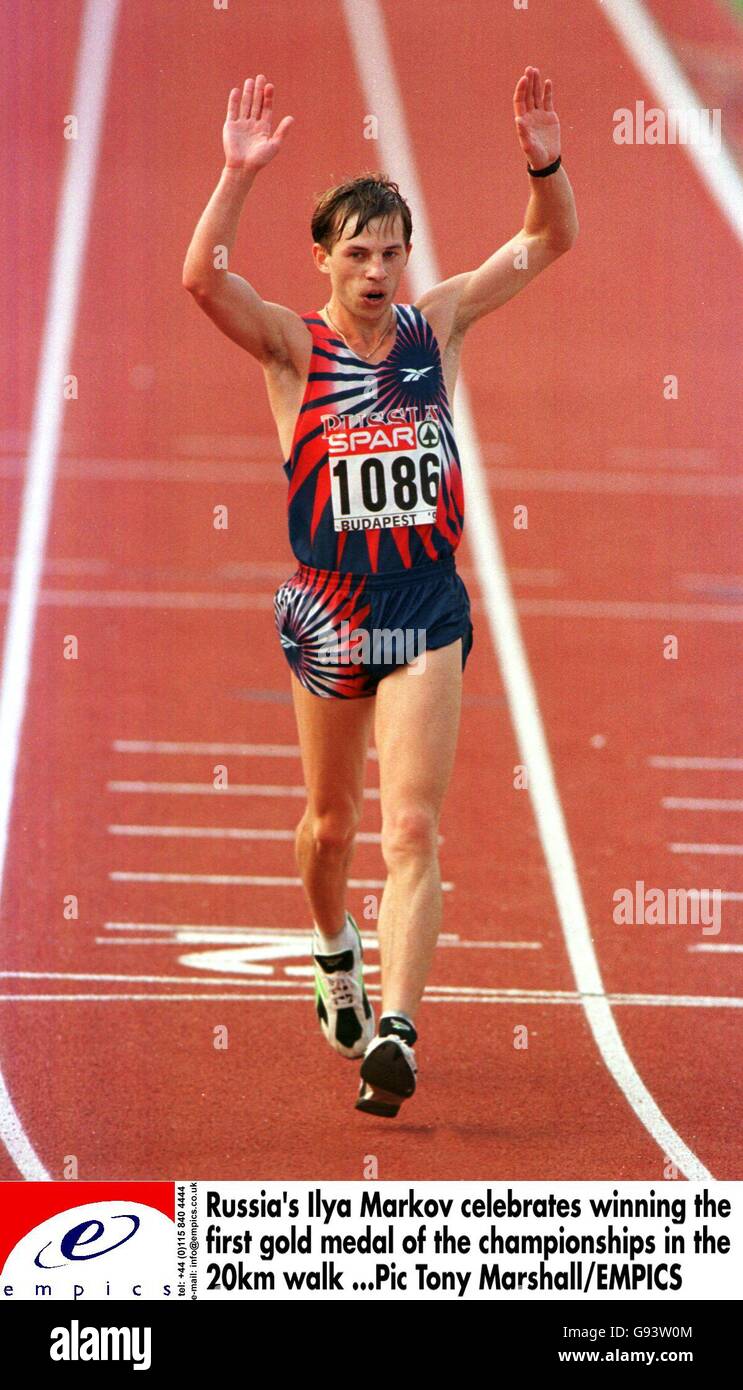 Atletica - XVII Campionati Europei - Budapest Foto Stock
