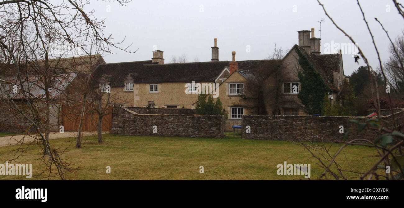 La casa di Kate Moss a Little Faringdon, Oxfordshire Giovedì 2 Febbraio 2006. PREMERE ASSOCIAZIONE foto. Il credito fotografico dovrebbe essere: Barry Batchelor/PA Foto Stock