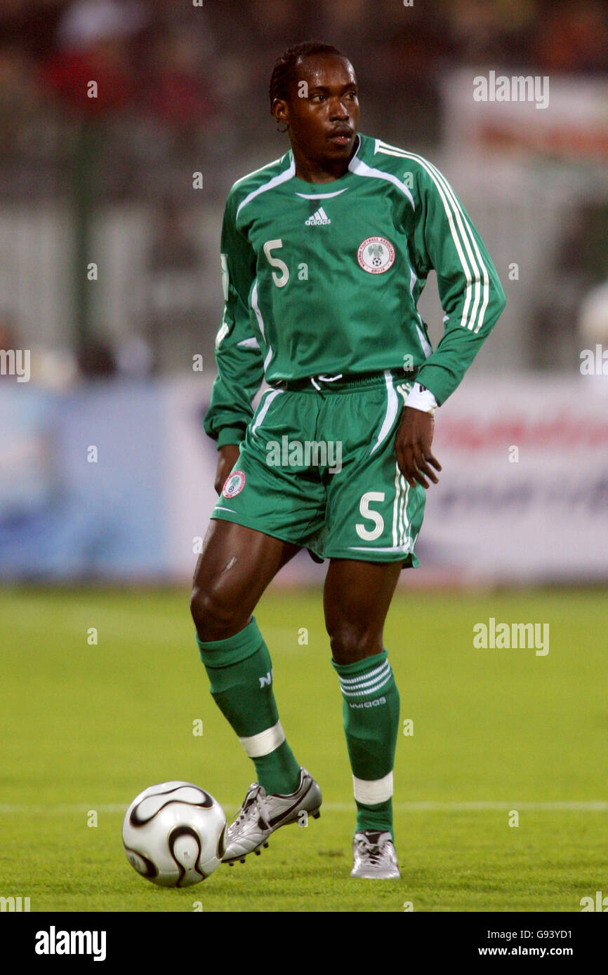 Calcio - African Cup of Nations 2006 - Gruppo D - Nigeria v Ghana - Port Said Stadium. Chidi Odiah, Nigeria Foto Stock