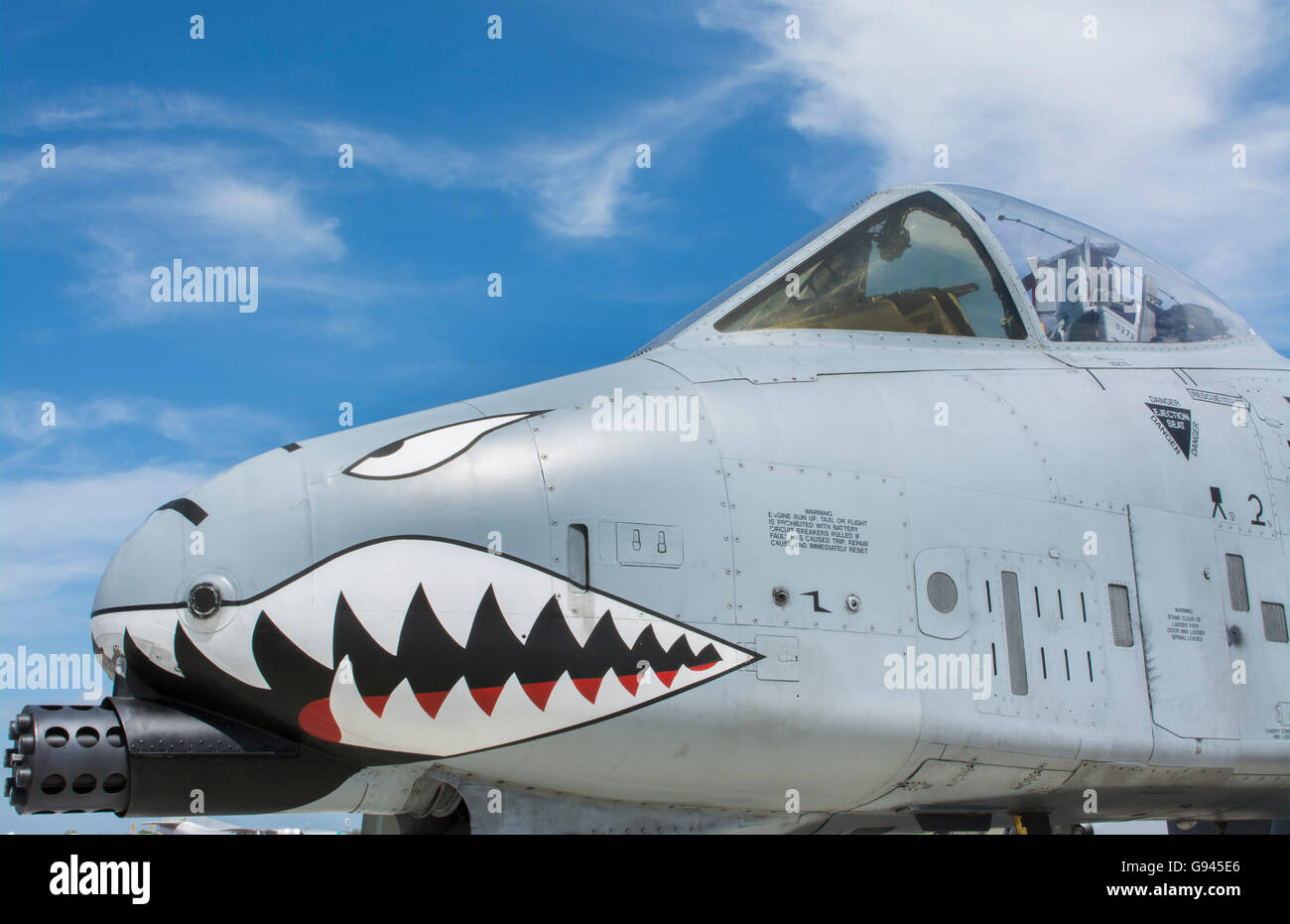 Tico Warbird Air Show Titusville Florida Warthog A-10C Thunderbolt II US Airforce 1980 Foto Stock