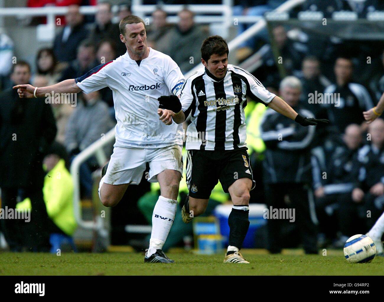 Calcio - FA Barclays Premiership - Newcastle United v Bolton Wanderers - St James Park Foto Stock