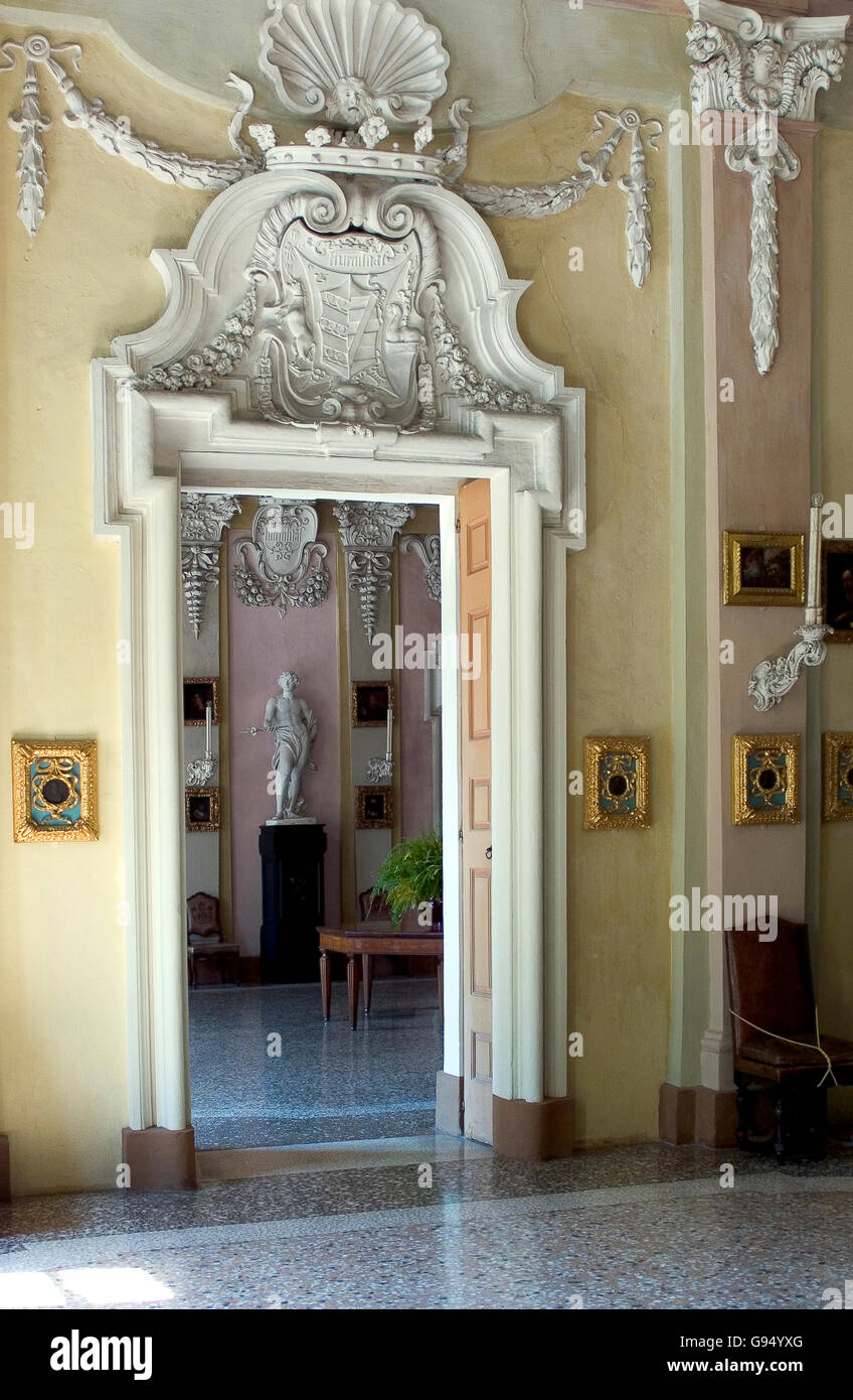 Italia Piemonte Lago Maggiore Isolabella Il palazzo Borromeo Foto Stock