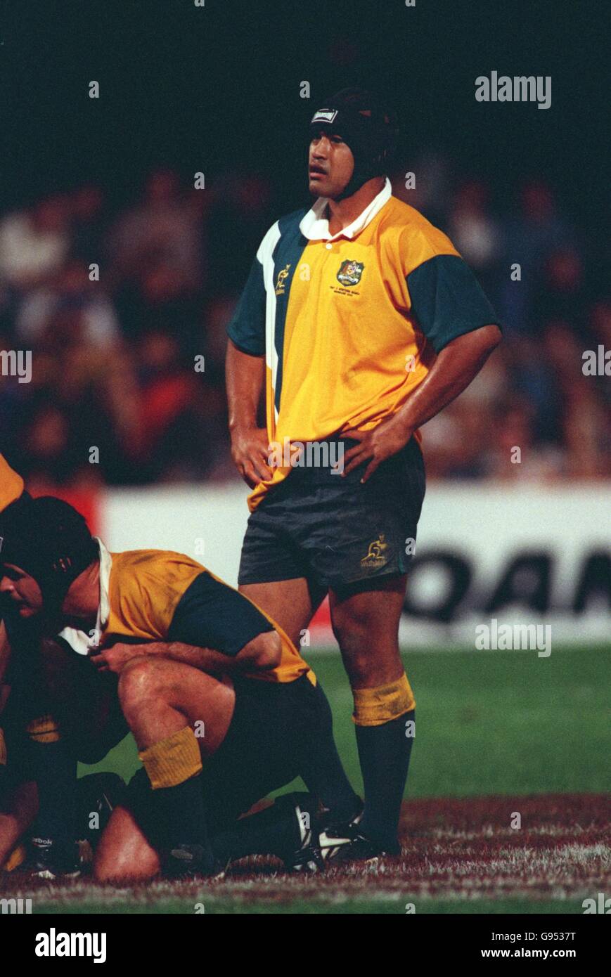 Rugby Union - 1999 World Cup - Pacific Qualificazione di Zona - Brisbane, Australia - Western Samoa v Australia Foto Stock