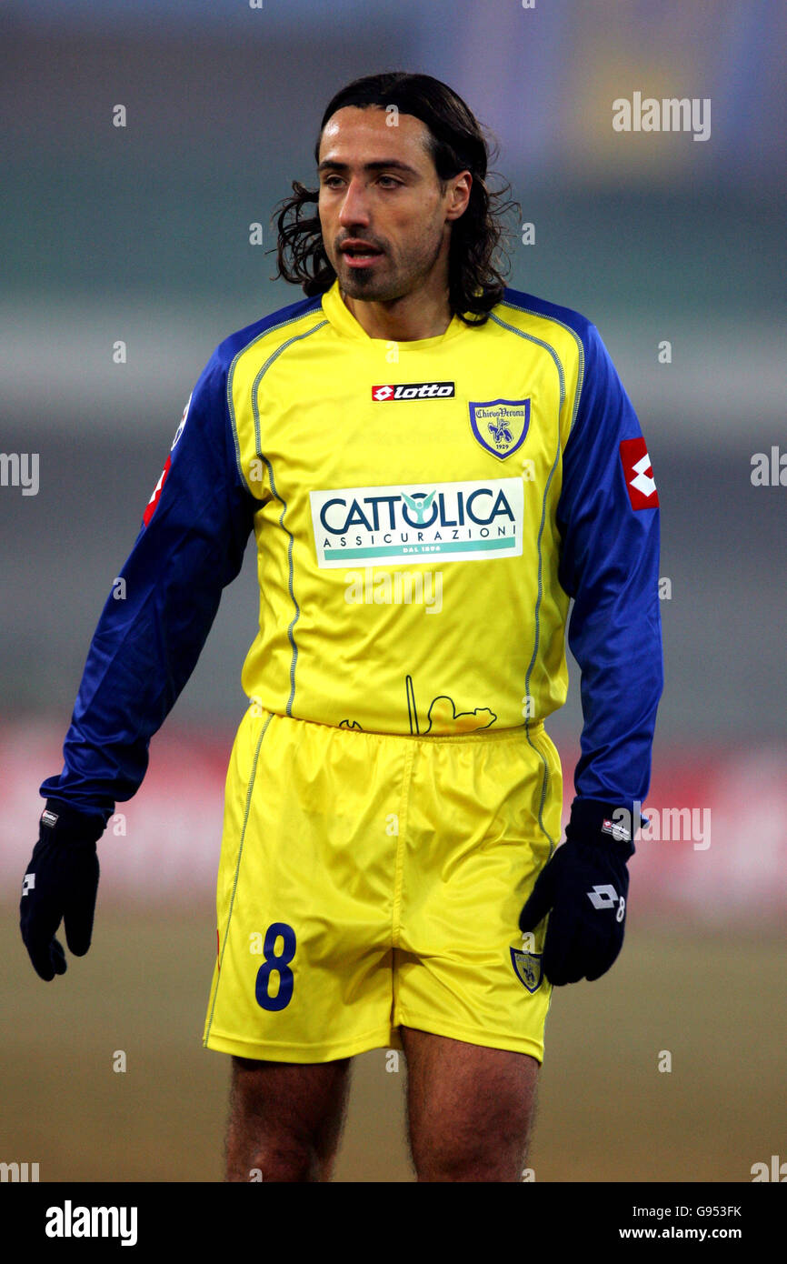 Calcio - Serie a - Chievo Verona v Sampdoria - Stadio Marc'Antonio  Bentegodi. Federico giunti, Chievo Verona Foto stock - Alamy