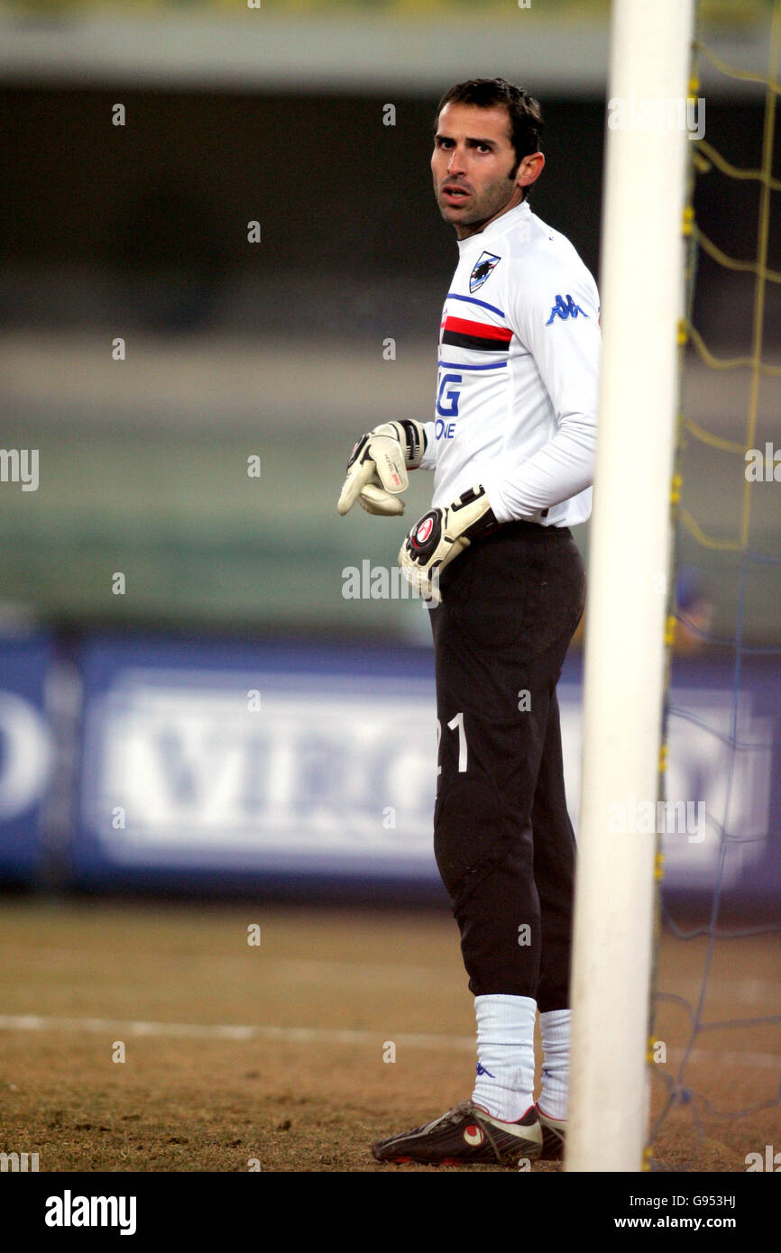 Calcio - Campionato Italiano - Chievo Verona v Sampdoria - Marc'Antonio Bentegodi Stadium Foto Stock