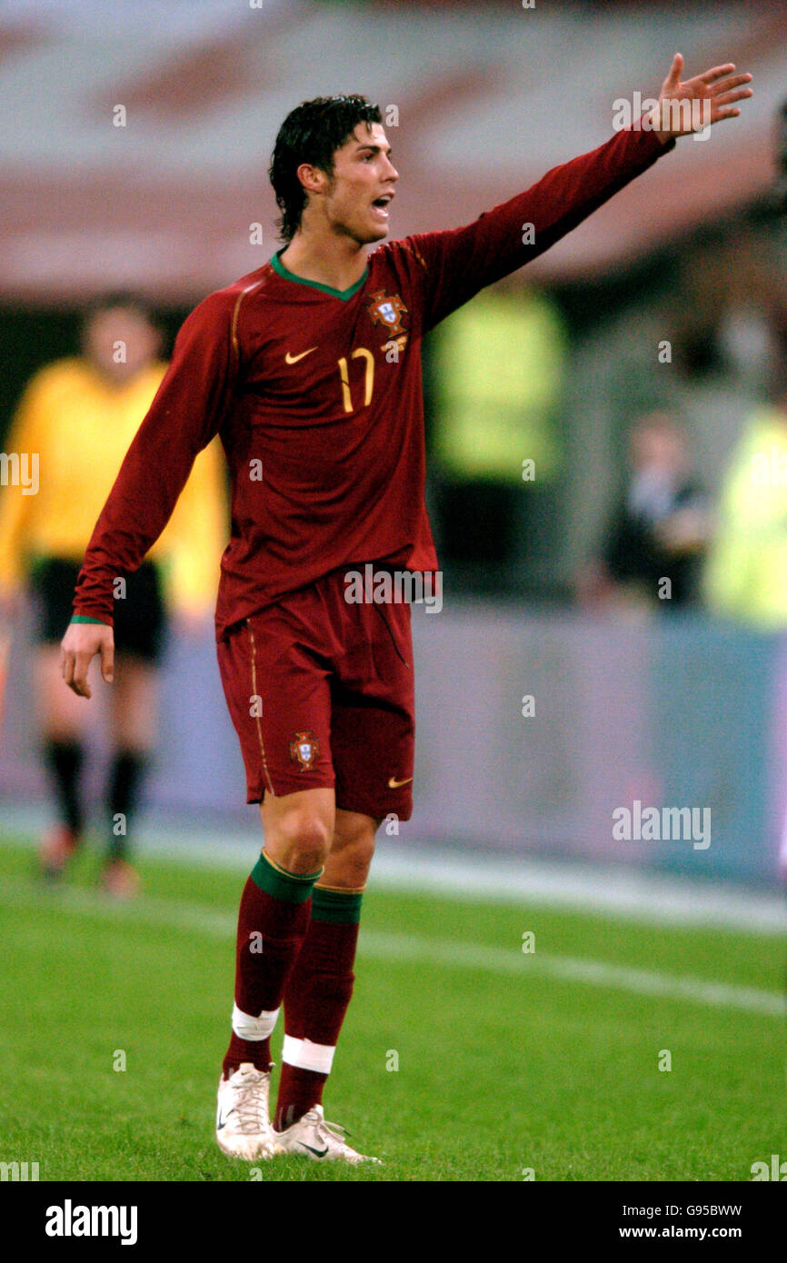 Calcio - International friendly - Portogallo / Arabia Saudita - LTU Arena. Cristiano Ronaldo, Portogallo Foto Stock