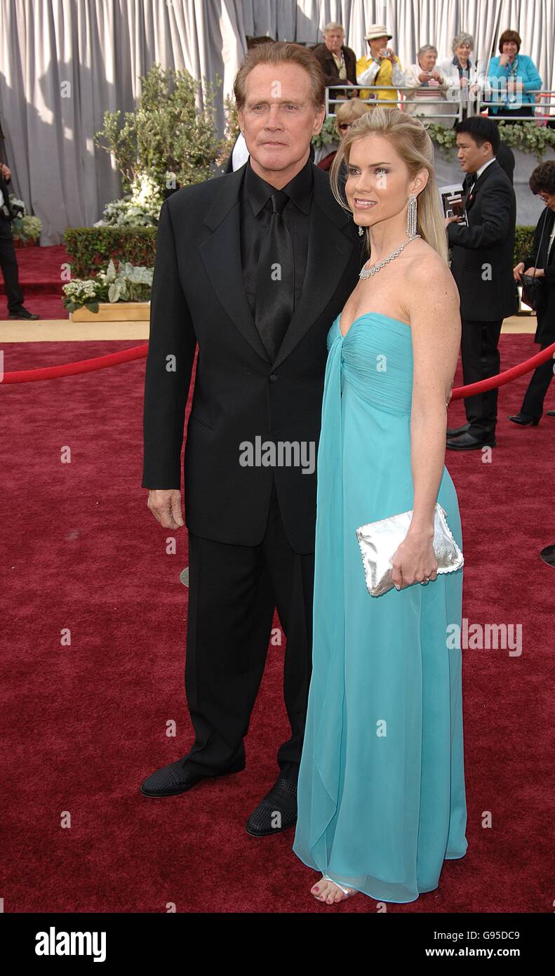 Academy Awards - Oscar - Kodak Theatre. Lee Majors e sua moglie Faith arrivano sul tappeto rosso Foto Stock