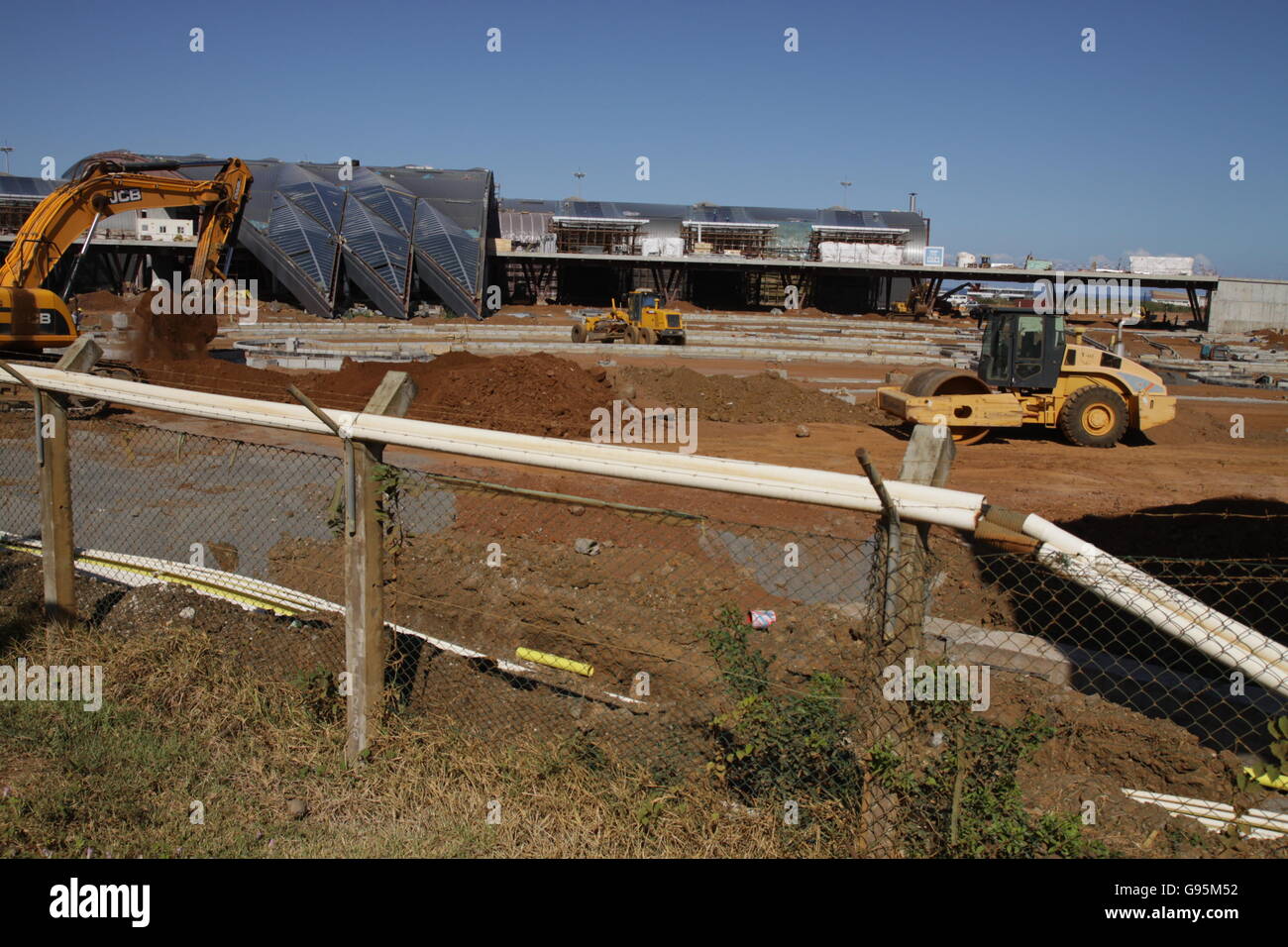 Sir Seewoosagur Ramgoolam, Int. Aeroporto, in costruzione a Maurizio negli ultimi anni Foto Stock